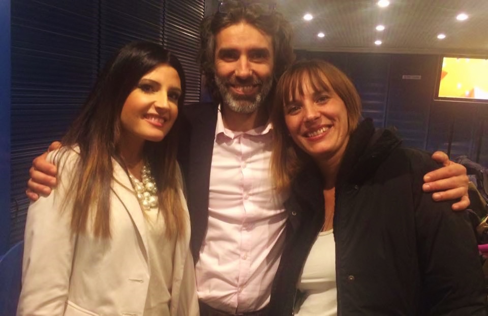 Con Lauro Mengheri e Alessandra luci